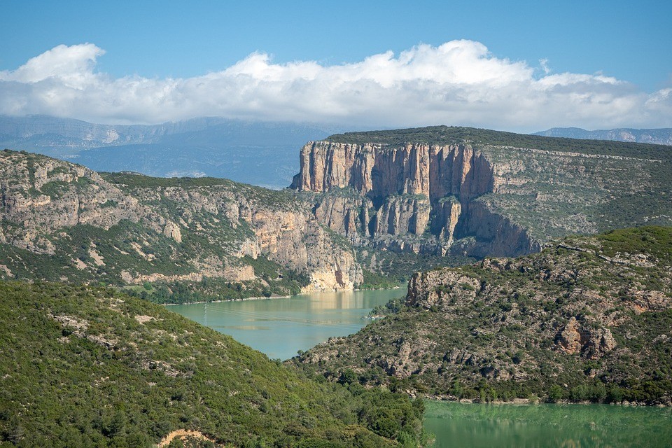 espana cataluna lleida rio noguera pallaresa